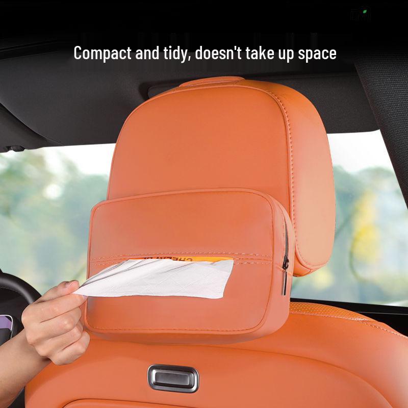 Original Color Tissue Box for Ideal L7/L8/L9 Headrest - Car Tissue Dispenser