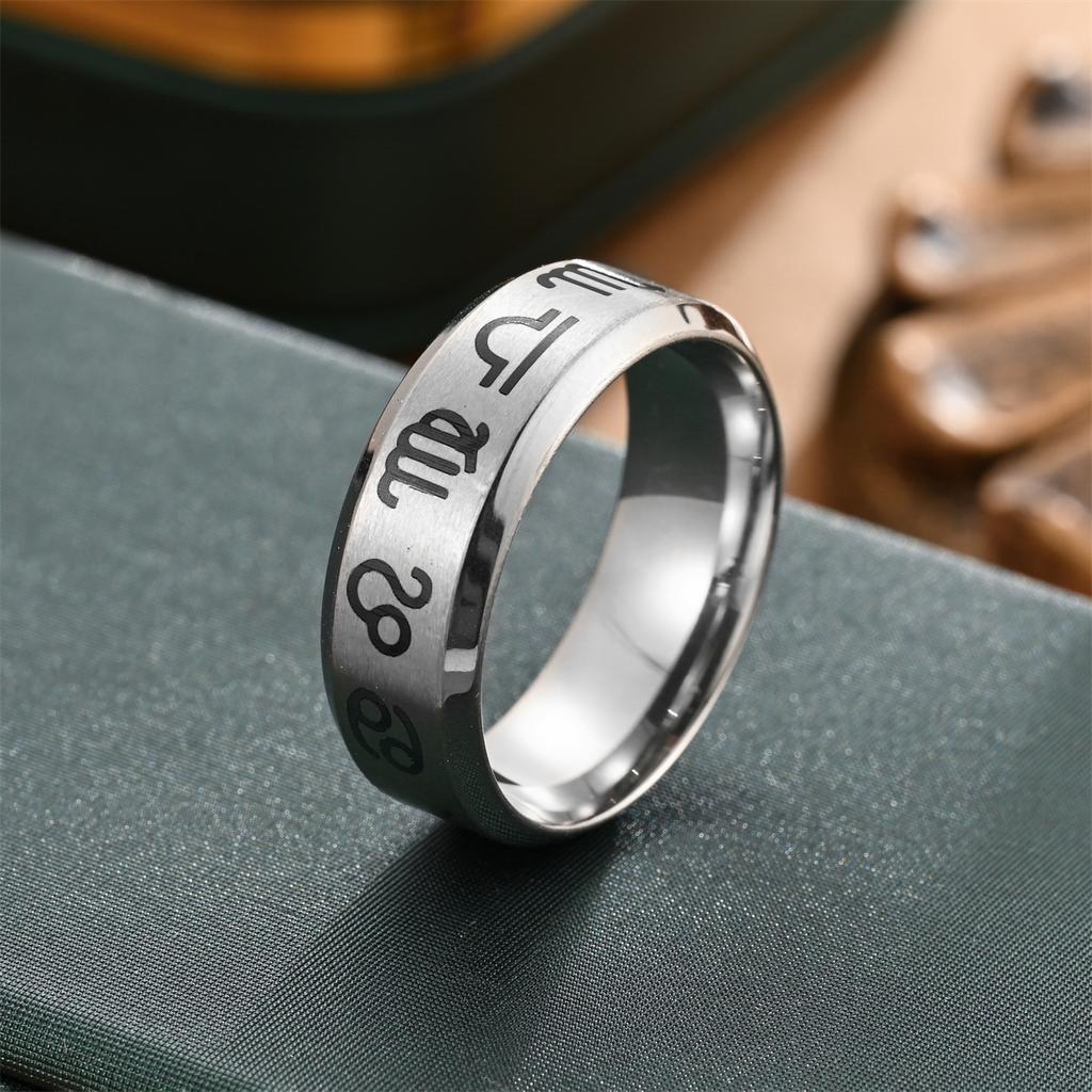 Twelve Zodiac Couple Style Bracelet Rings