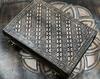 Embossed Tree of Life Leather Journal: Handmade Grimoire with Turquoise Stone