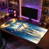 Lionel Messi Custom Large Mouse Pad, Personalized Name Text Print, Football Logo Non‑Slip Desk Mat Gaming Gift