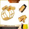 KUNO Jiu Ye Metal Cassette Clip 83 Series: High-Middle Tenor Bakelite Flute Mouthpiece Clip