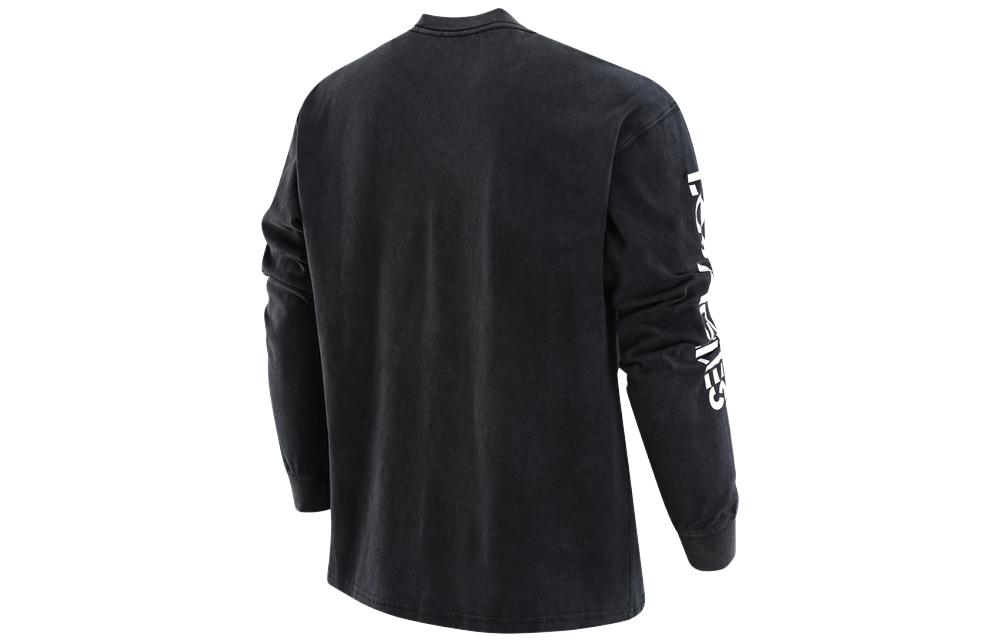 Nike T Shirts Men's 010 Black Crew Neck Moderate Straight Fit DV5748-010