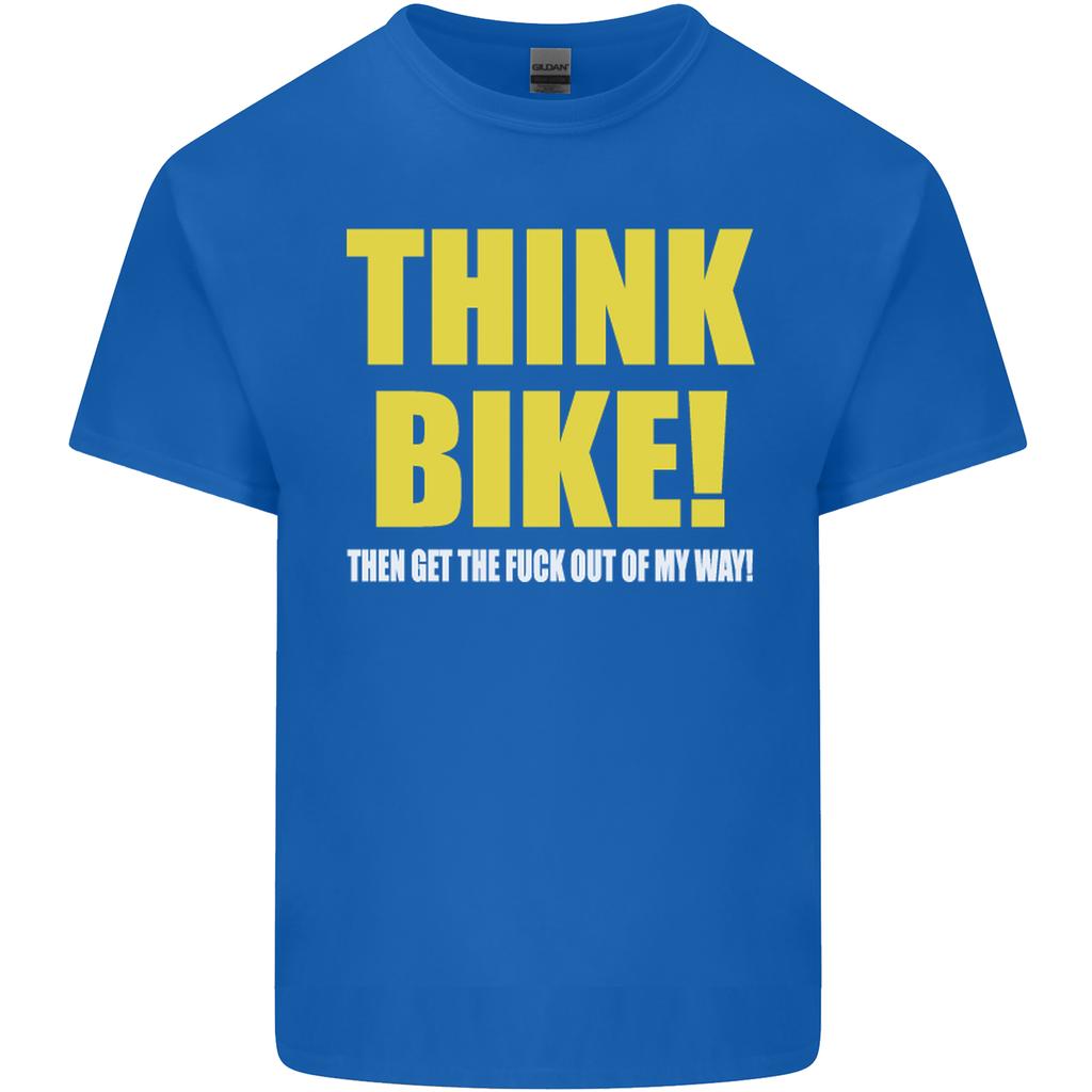 Think Bike Cycling Biker Motorbike Bicycle Unisexs Light Cotton TShirt