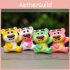 Colorful Bear Pvc Blind Box Figure For Desk Decor And Gift For Kids And Adults