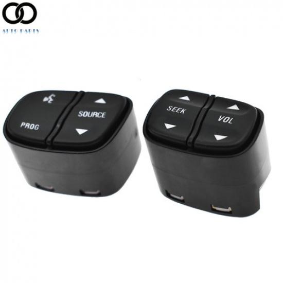 Set of 4 Steering Wheel Switch Control Buttons For 2003-2009 Chevy Silverado GMC
