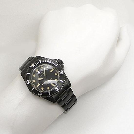 WATCH BLK SUB Military Nylon Band Watch Watch [VAGUE Co.] (Black Sub) BS-L-001-SB Men's
