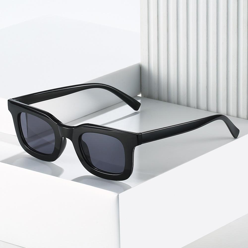 Trend Internet celebrity sunglasses women's square simple ins wind sunglasses men