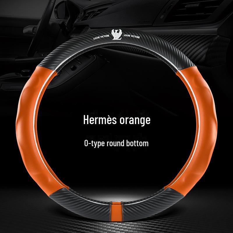 Чехол на руль из матовой углеродной кожи с эффектом 3D для Geely Binyue, Binrui, COOL, Boyue и Dihao