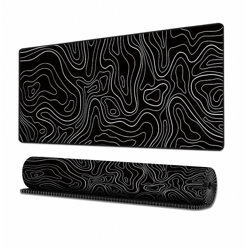 Коврик для игровой мыши, геймерские компьютерные аксессуары, большой коврик для клавиатуры, настольный коврик, черный коврик для мыши для офиса, аксессуар для ноутбука