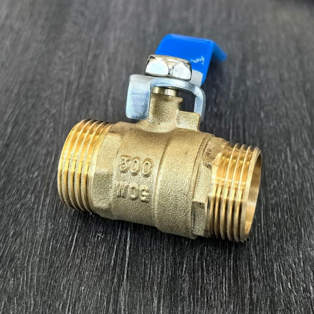Brass Long Handle Ball Valve - Multi-Size (1/4" To 1") Pneumatic Tap with Internal/External Thread for Water Drain