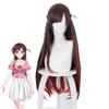 Аниме Kanojo Okarishimasu Rent-a-girlfriend Mizuhara Ichinose Chizuru Chizuru, парик для косплея, топ, юбка, наряд, костюмы на Хэллоуин