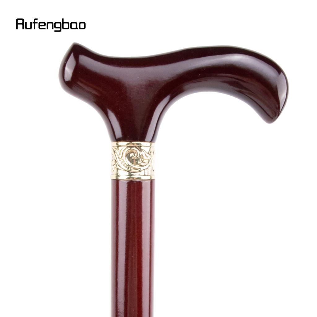 Красная Традиционная Деревянная Модная Трость с Одним Соединением Декоративная Косплей Трость Хэллоуин Булава Костыль Жезл Посох 92см