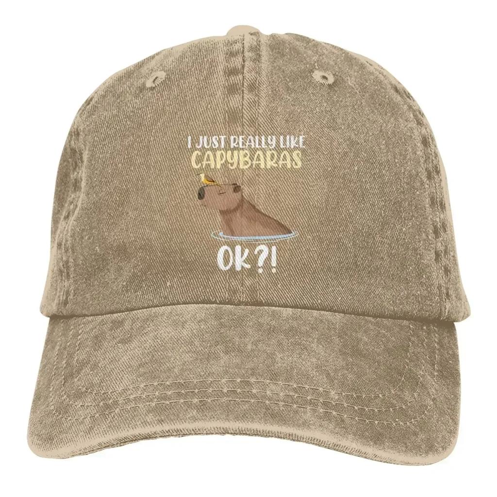 Summer Cap Sun Visor New Products Hip Hop Caps Capybara Cowboy Hat Peaked Hats