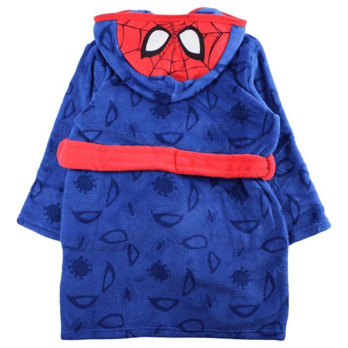 Peignoir – Robe de chambre enfant Spiderman bleu polaire - Bleu