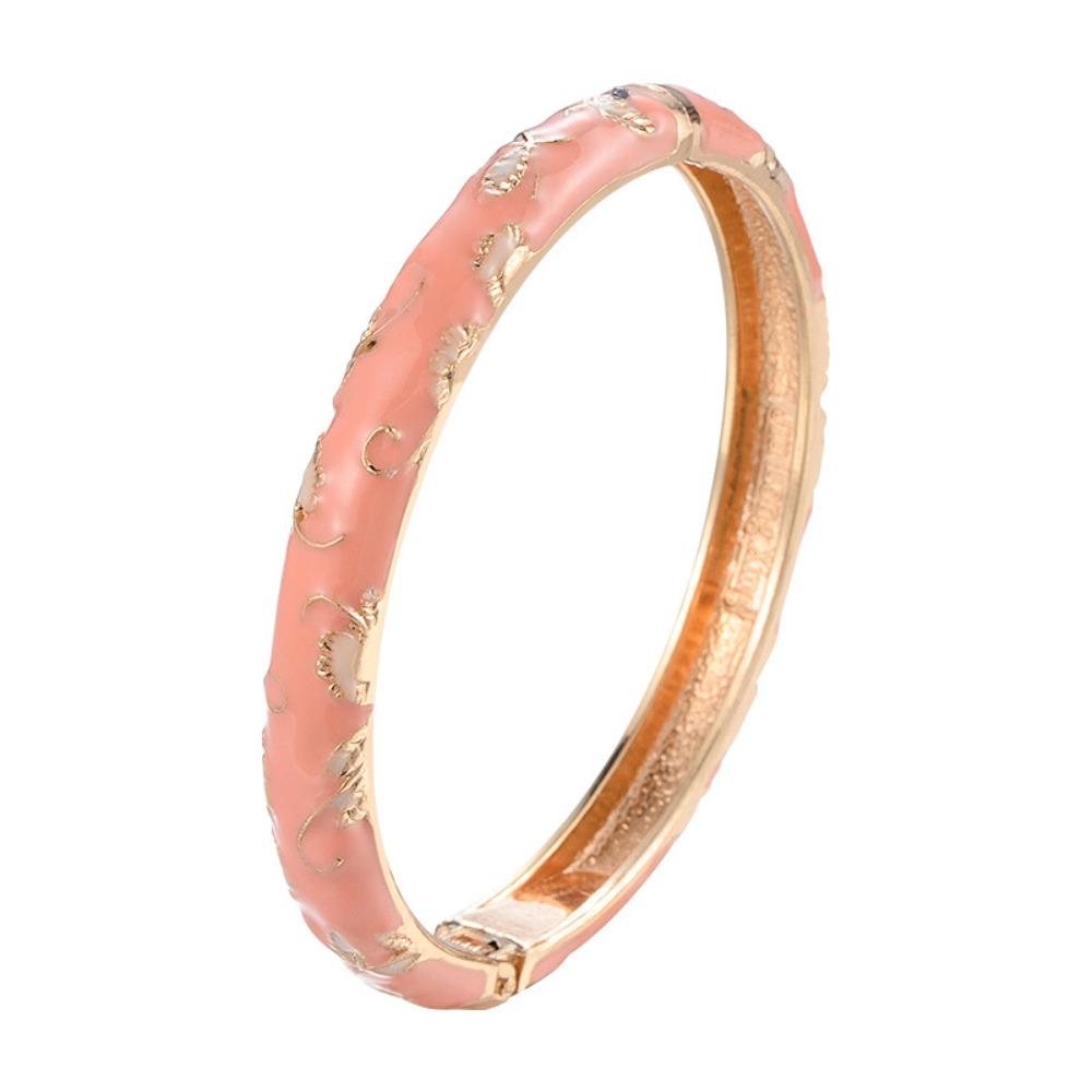 Браслет в китайском стиле в винтажном стиле с перегородчатой эмалью, традиционный женский браслет на руку, ювелирные изделия, подарки