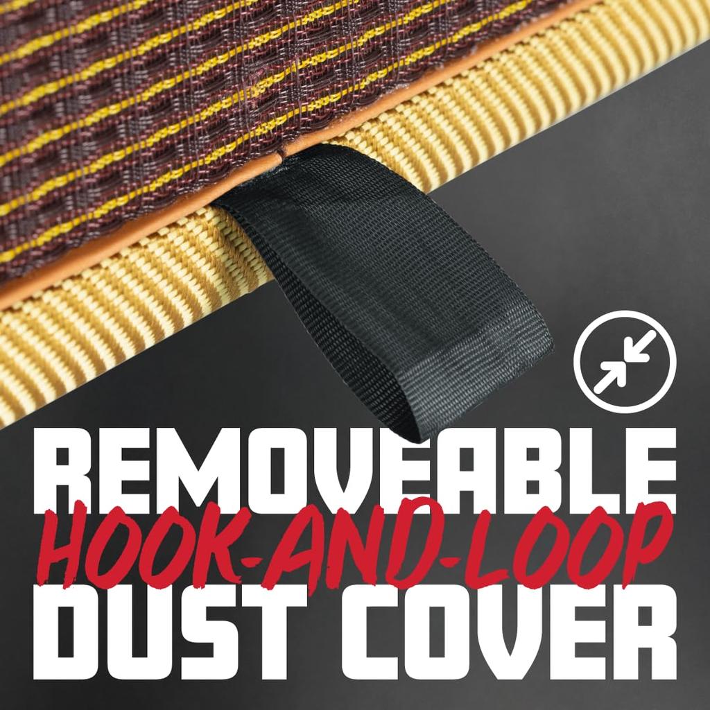 GATOR Rack Case Vintage Amp Style Retro Rack Series 2U Black GR-RETRORACK-2BK (Mounting screws/washers included) []