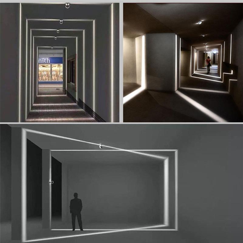 Современный RGB светодиодный потолочный светильник, настенный светильник на подоконнике, балкон, спальня, коридор, бар, декор, атмосферная лампа, прожектор с дистанционным управлением