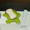 1/2 шт. Мыльница в виде черепахи, материал ПП, держатель для мыла, душ, ванная комната, кухня, противоскользящая мыльница