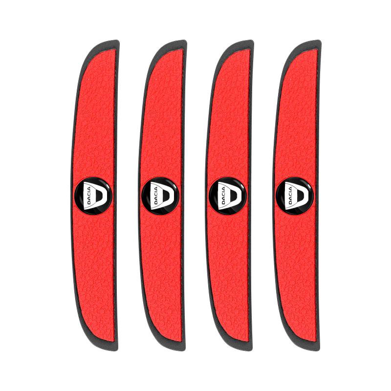 4 шт. Защитная полоса от столкновений на дверь автомобиля, наклейка для защиты зеркала заднего вида для Renault Dacia Clio Laguna 2 Megane 2 3 Duster Logan Captur