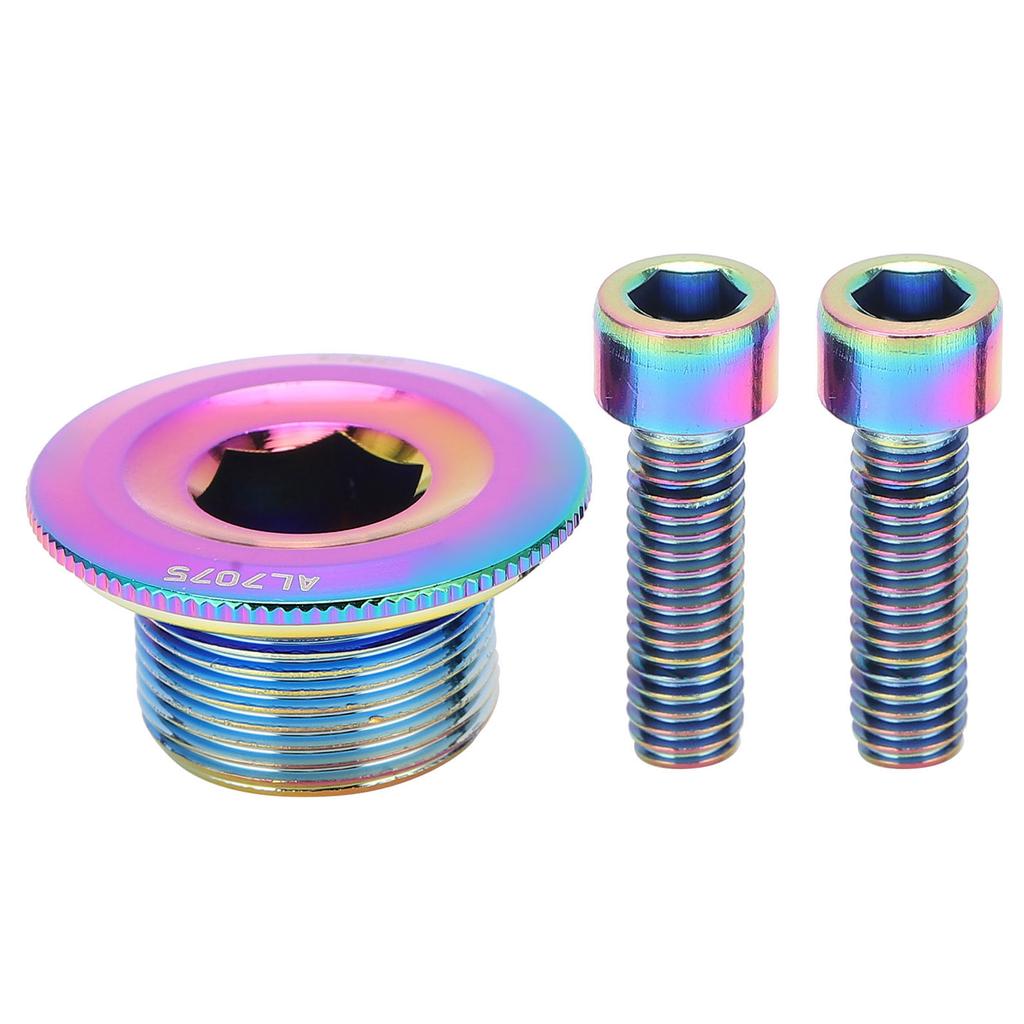 KRSEC велосипедный винт крышки шатуна алюминиевый сплав M18 крепежный болт шатуна с крышкой