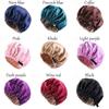 Women Flat For Sleeping Round Headwear Satin Hair Cap Haircare Ceremony Adjustable Night Hat