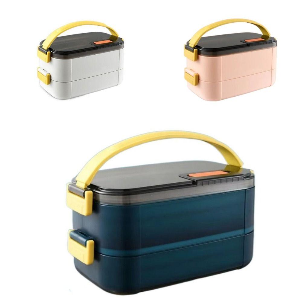 Stainless Steel Portable Insulated Lunch Box Sealed Design Food Snacks Box  School