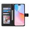 DF-012 For iPhone 16 Pro Case Litchi Texture Leather Wallet Stand Phone Cover