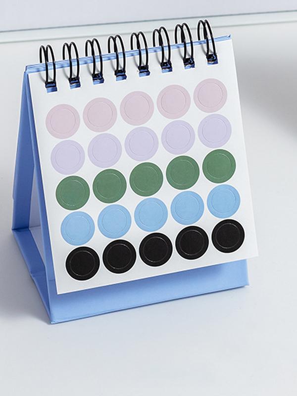 Маленький настольный календарь 2025 Мини простой маленький настольный календарь двухсторонний перекидной календарь украшение для рабочего стола