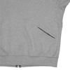 Humorous Account Thermal Zip-Up Hoodie / Melange Gray