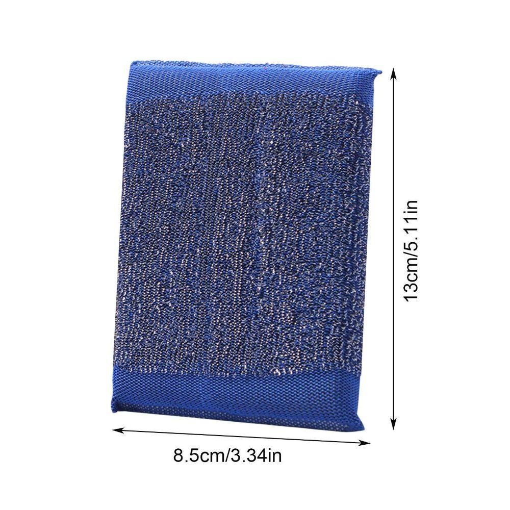 New Sponge Washing Pads Stainless steel wire Non-Scratch Dishes Scrub Sponges Decontamination Reusable Dishwashing Sponge