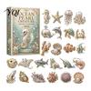 Holiday Surprise Gift Box 2026 Ocean Creature Advent Calendar, 24-Day Acrylic Ornament Set with 24 Day Countdown to Christmas Marine Animal