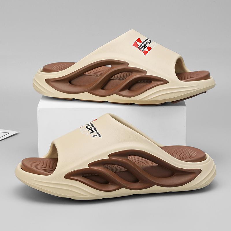 38-45 Мужские модные тапочки на мягкой подошве больших размеров Домашние повседневные тапочки Пляжные сандалии