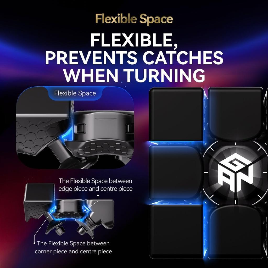 GAN16 Maglev MAX UV Mat Product Instructions 3x3 Cube Strategy Guide Authentic 3x3 Cube with Magnets for Competition Maglev Max + [Japanese & /