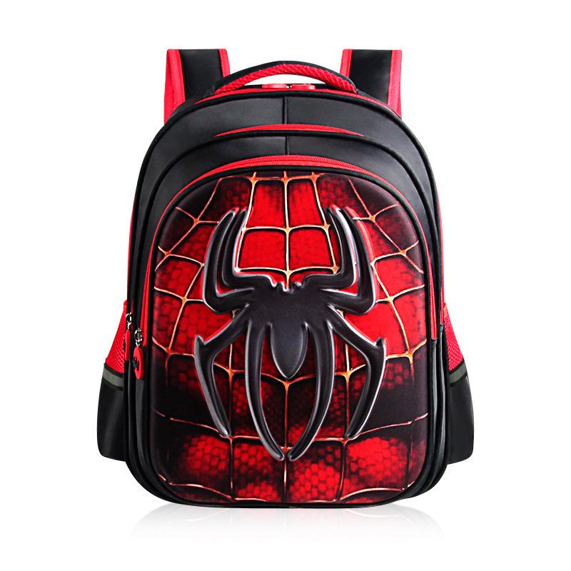 Cartoon Kids Backpack Boys School Bag for Elementary Students 1-6 Grade 3D Hard Shell Anti-Scoliosis Lightweight