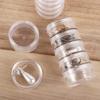 Earrings Clear Stackable Round Eye Cream Box Makeup Organizer Face Cream Box Jewelry Storage Box
