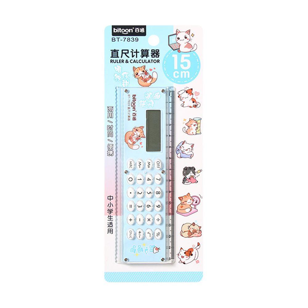 Stationery Ruler Computer Transparent Ruler Ruler With Calculator Energy Ruler Calculator