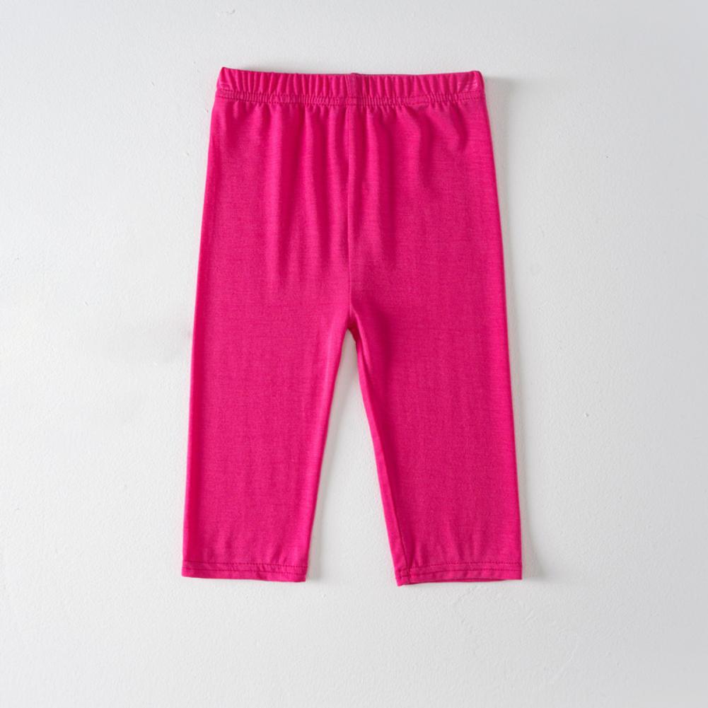 Защитные штаны для девочек, однотонные эластичные детские шорты