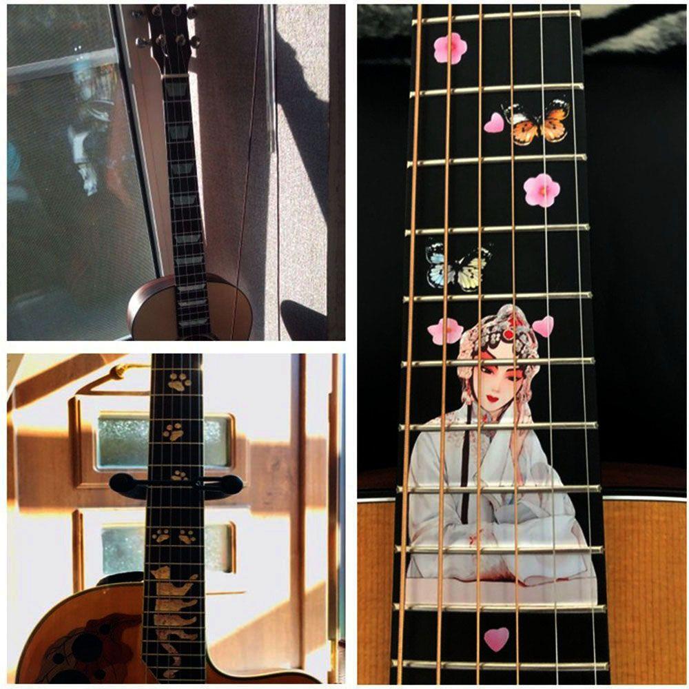 Decorations Ultra Thin Stickers Guitarra Accessories Fretboard Sticker Cross Inlay Decals