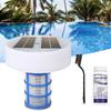 Солнечный ионизатор для бассейна с RGB-подсветкой, плавающий очиститель воды, долговечный очиститель воды для бассейнов объемом до 35 000 галлонов.