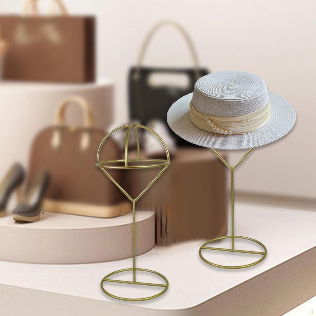 Cap Display Stand Hat Displaying Rack Simple Dome Design Multipurpose Decoration Holder Storage