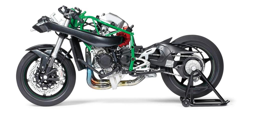 Tamiya Серия Мотоциклы 131 Kawasaki Ninja H2R Пластиковая Модель 14131 1/12 №