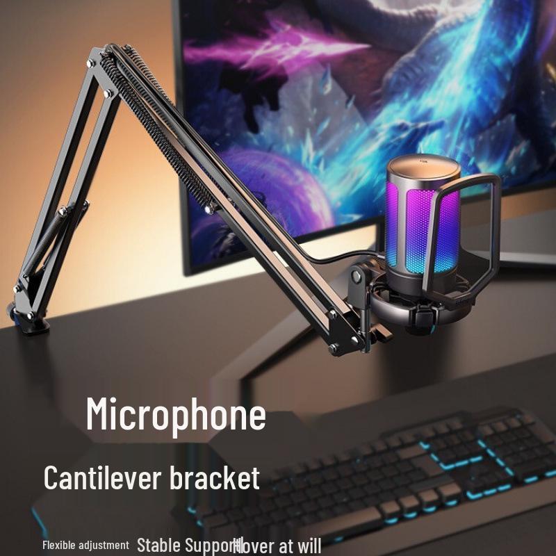 Профессиональная ударопрочная микрофонная стойка Fifine с фиксированной стрелой