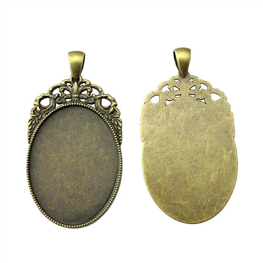 Подходит для овального 20X30 мм 25X35 мм стеклянного кабошона, основа для установки лотка, компоненты, автомобильные аксессуары, подарочные украшения и аксессуары