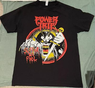 Футболка SUFFER NO FOOL из тура группы Power Trip, полный размер S-5XL, унисекс
