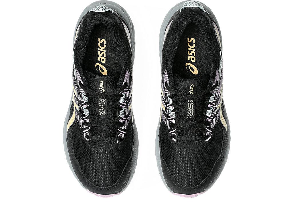 Hiking Shoes ASICS black/light orange Pre Venture 9 GS