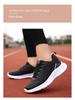 Женские черные повседневные кроссовки для бега: Легкая, мягкая кожа, водонепроницаемая и нескользящая, для осени
