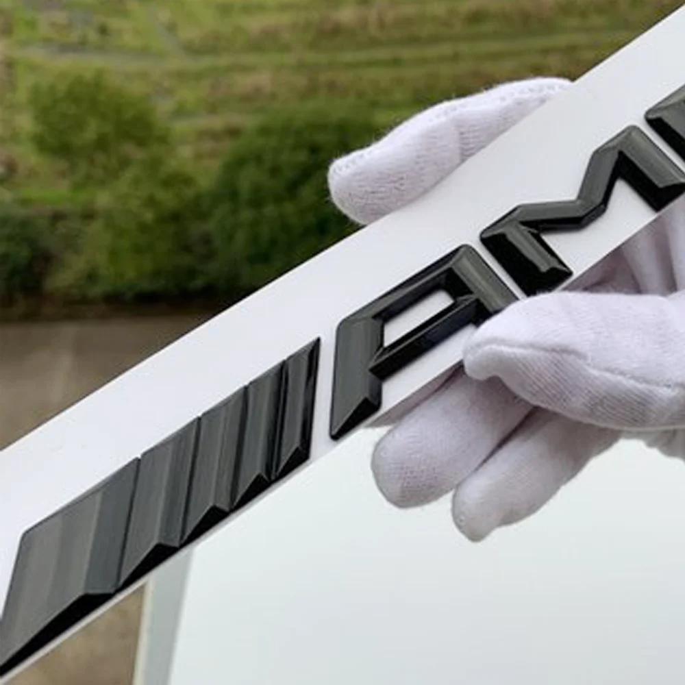 1pcs ABS Logo Emblem Car Trunk Badge For Mercedes Benz AMG C E G CLA GLA GLC W204 W205 W176 W177 W212 W213 Sticker Accessories AF1