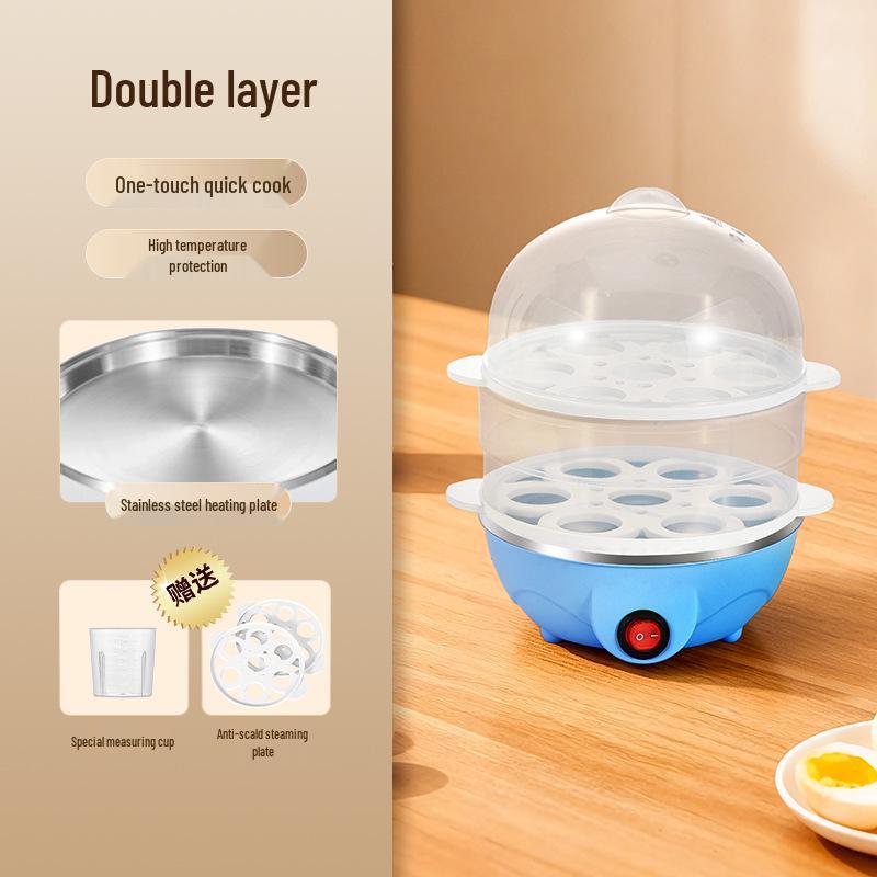 Automatic Egg Cooker: Multifunctional Steamer with Auto Power-Off for Perfect Breakfast Eggs