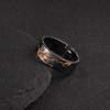 Adjustable Open Ring Men Women Vintage Geometric Copper Plated Finger Retro Minimalist Style