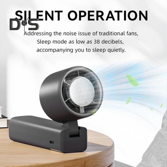Ручной вентилятор охлаждения с цифровым дисплеем, мощный поток воздуха, 1-199 скоростей, малошумный, работающий от аккумулятора, портативный персональный вентилятор